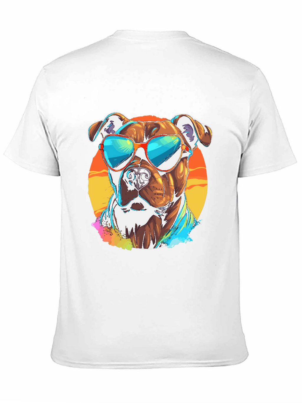 Cool Dog Graphic T-Shirt - Mens Black Tee