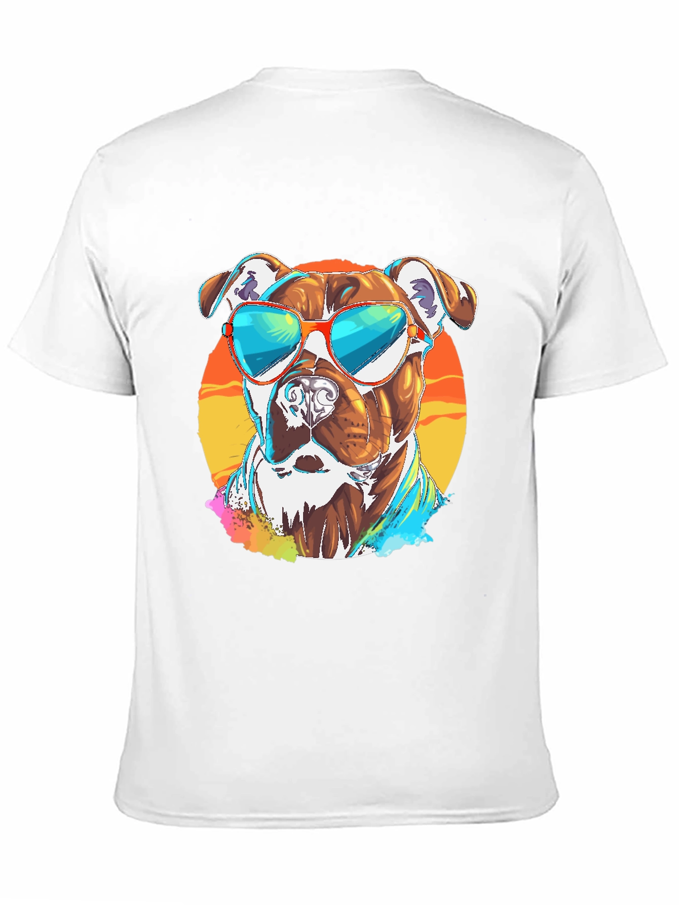 Cool Dog Graphic T-Shirt - Mens Black Tee
