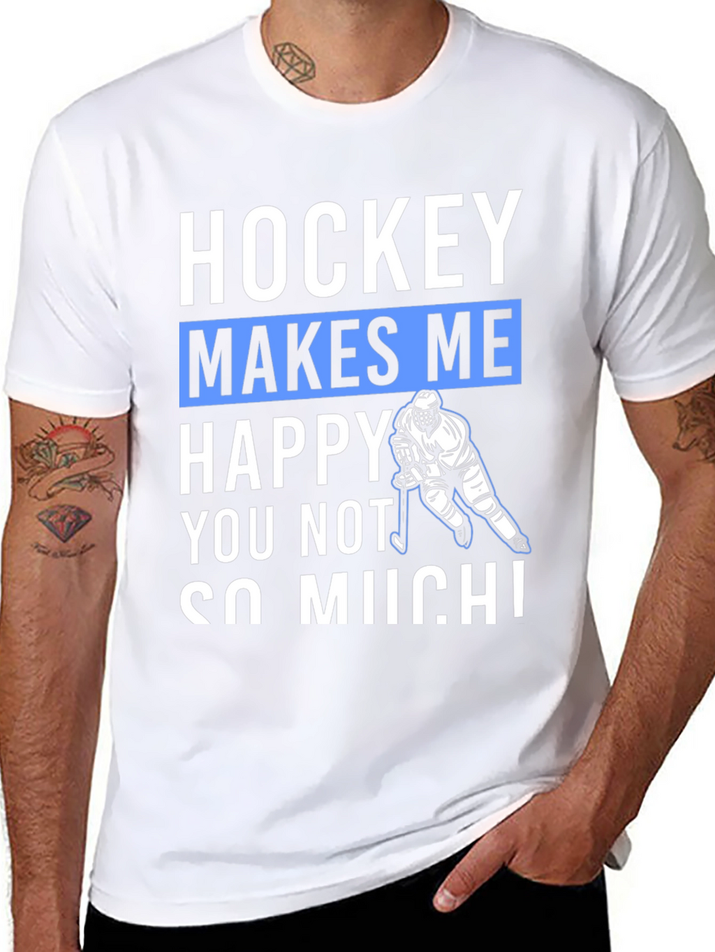 Hockey Makes Me Happy T-Shirt