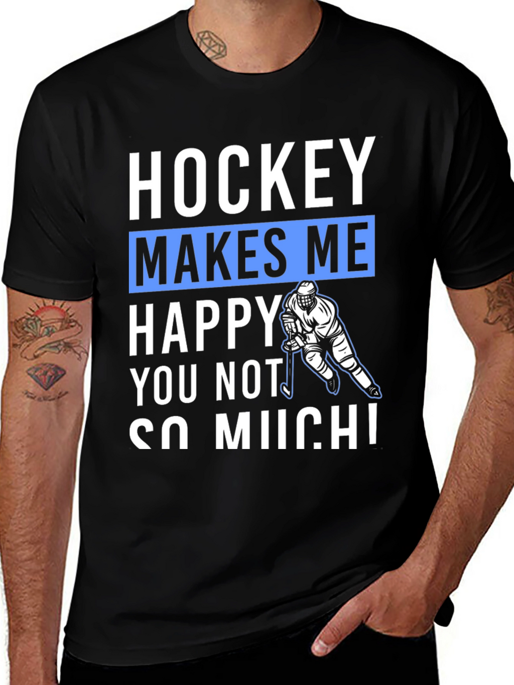 Hockey Makes Me Happy T-Shirt