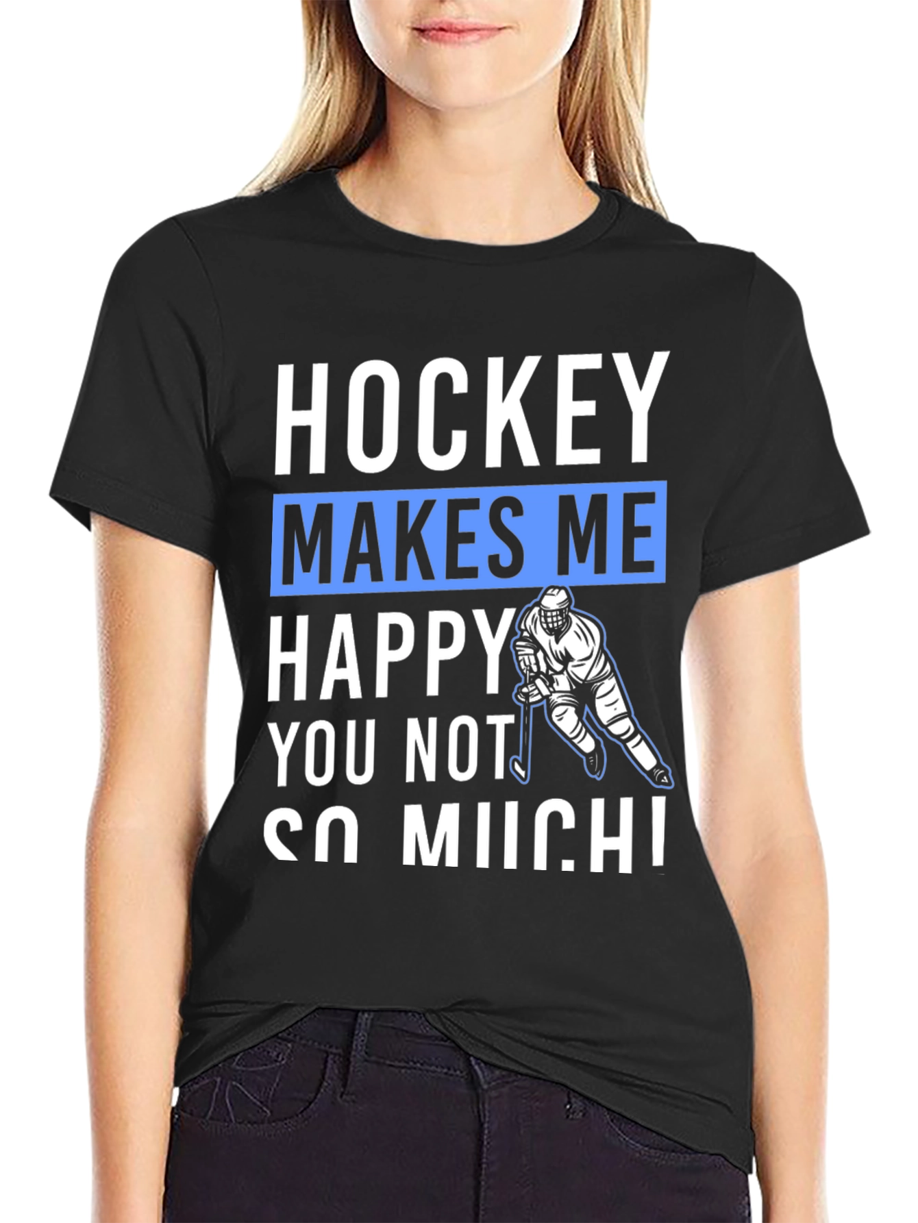 Hockey Makes Me Happy T-Shirt