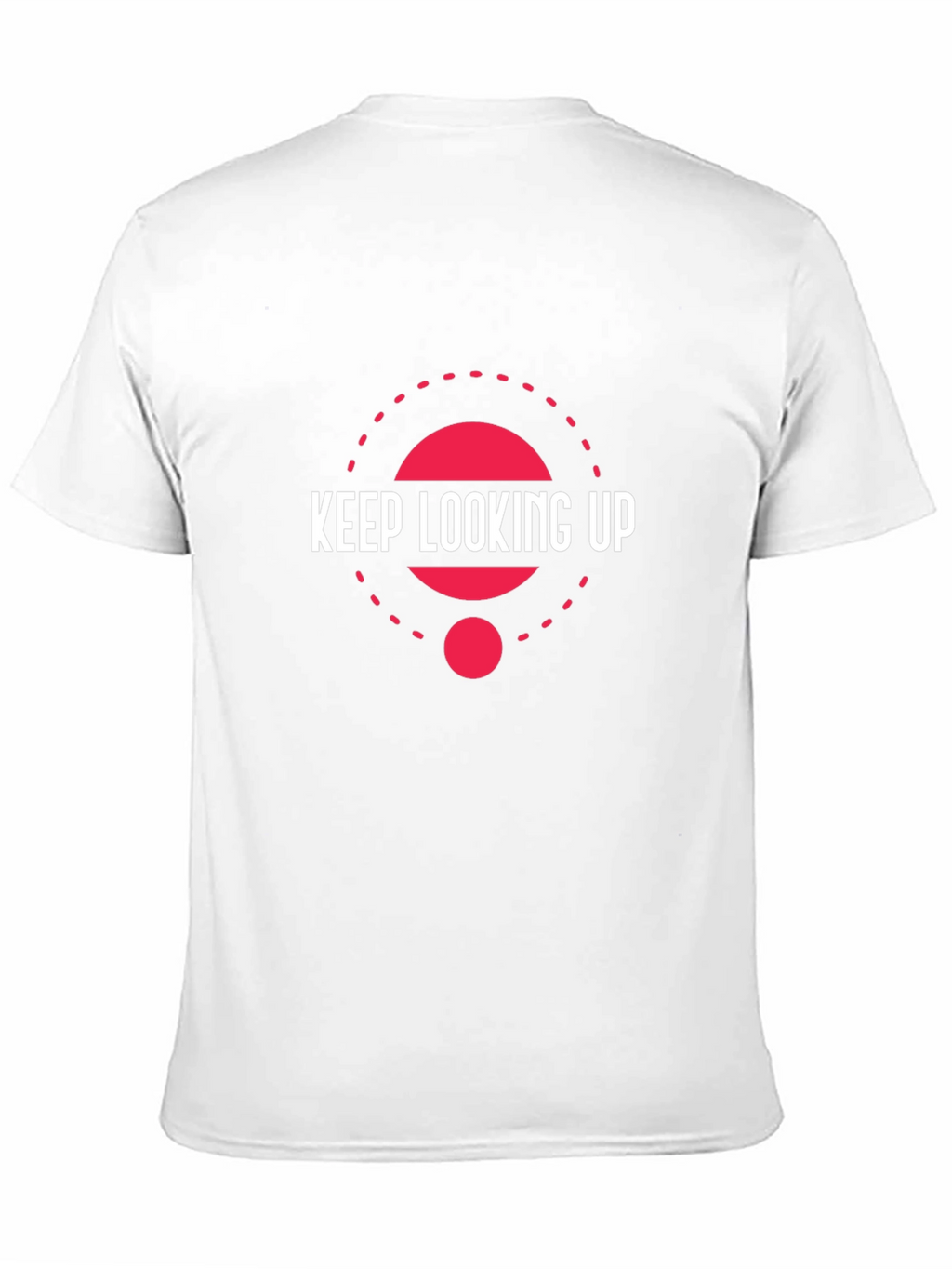 Keep Looking Up Black Graphic T-Shirt