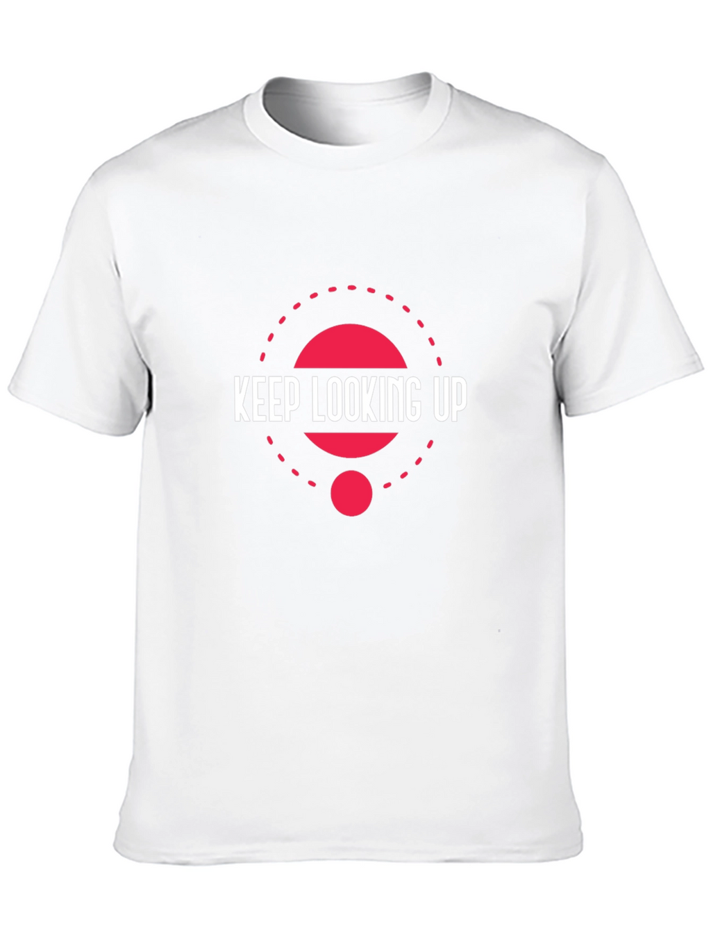 Keep Looking Up Black Graphic T-Shirt