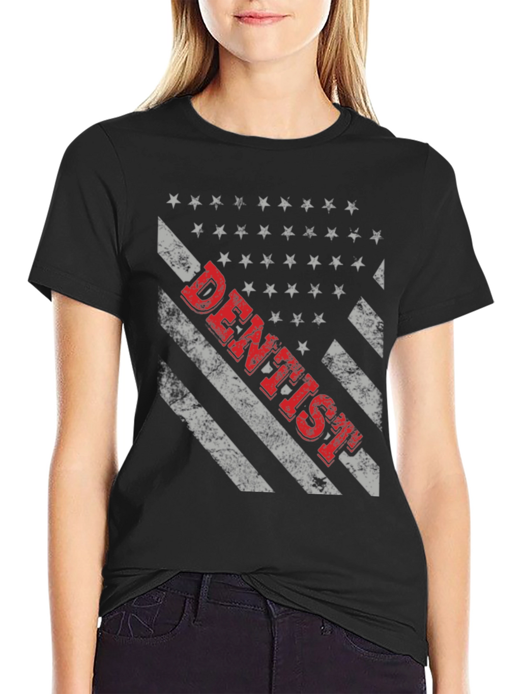 Dentist American Flag T-Shirt