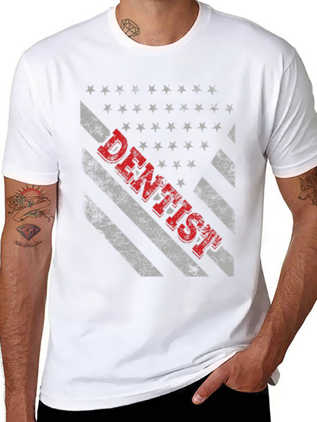 Dentist American Flag T-Shirt