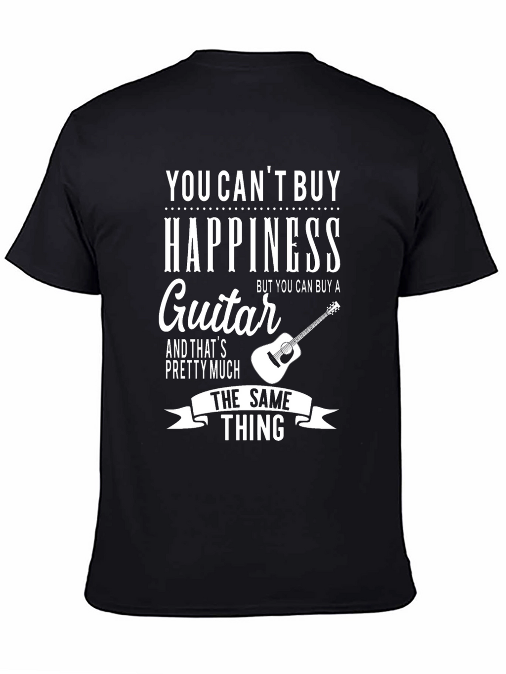 Guitar Happiness T-Shirt - Musician Gift