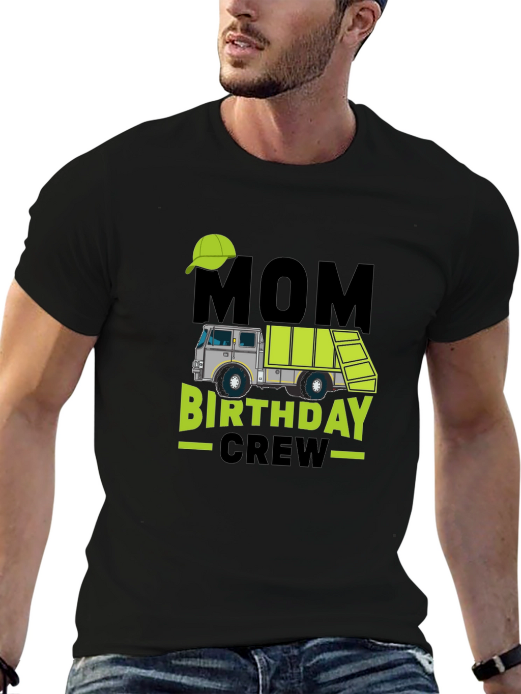 Mom Birthday Crew Garbage Truck T-Shirt