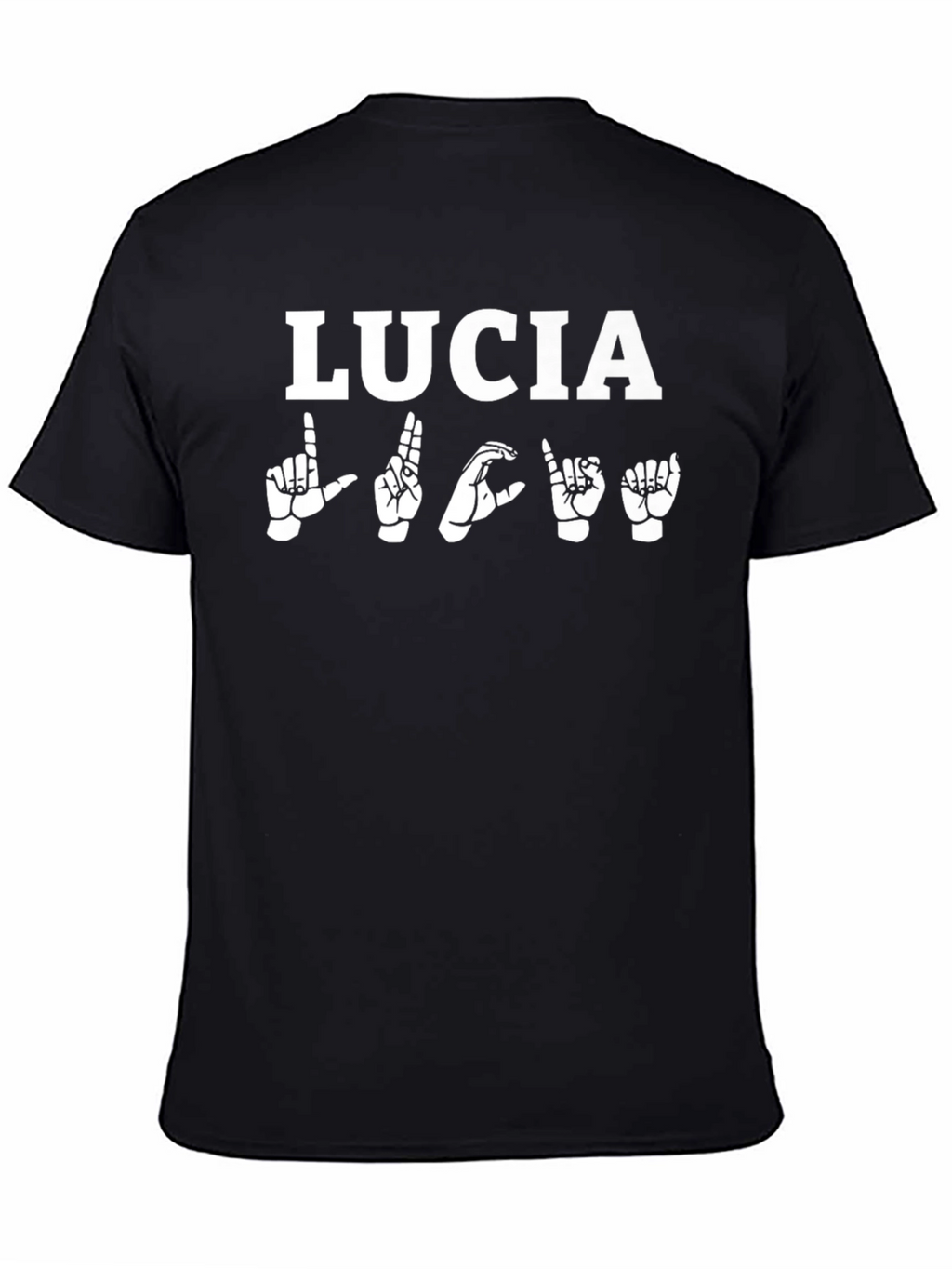 Lucia ASL Black T-Shirt