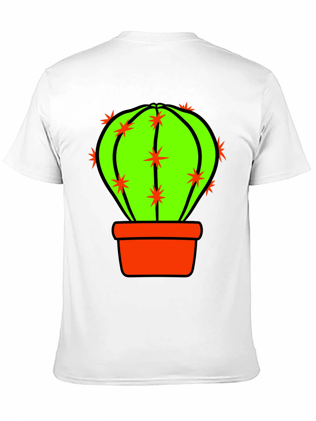 Cactus Graphic T-Shirt - Novelty Design