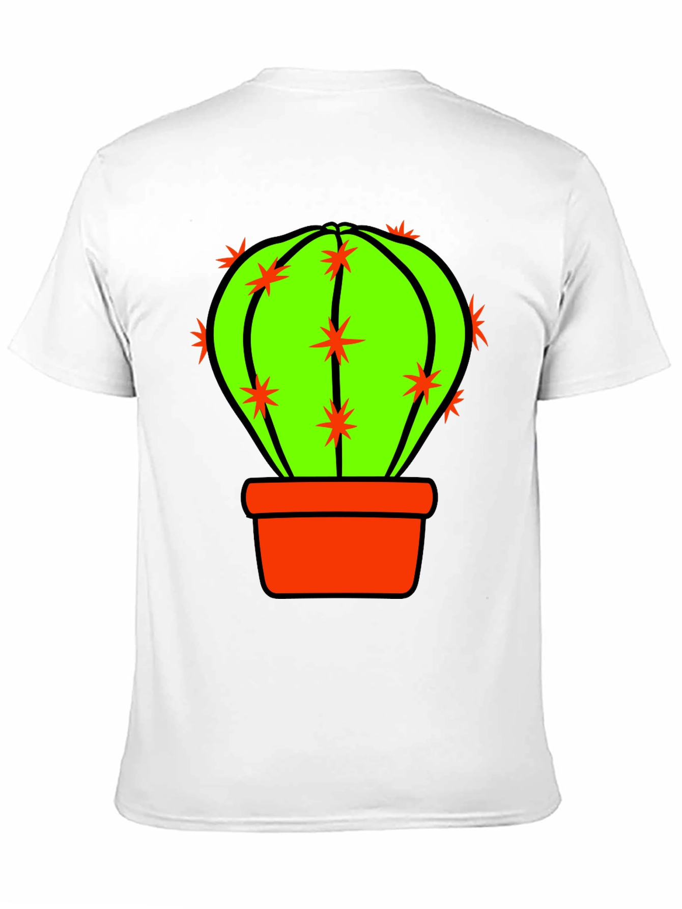Cactus Graphic T-Shirt - Novelty Design