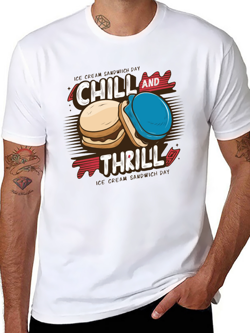 Chill & Thrill Ice Cream Sandwich T-Shirt