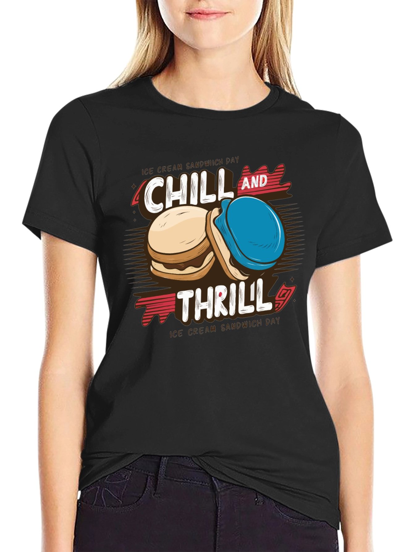 Chill & Thrill Ice Cream Sandwich T-Shirt