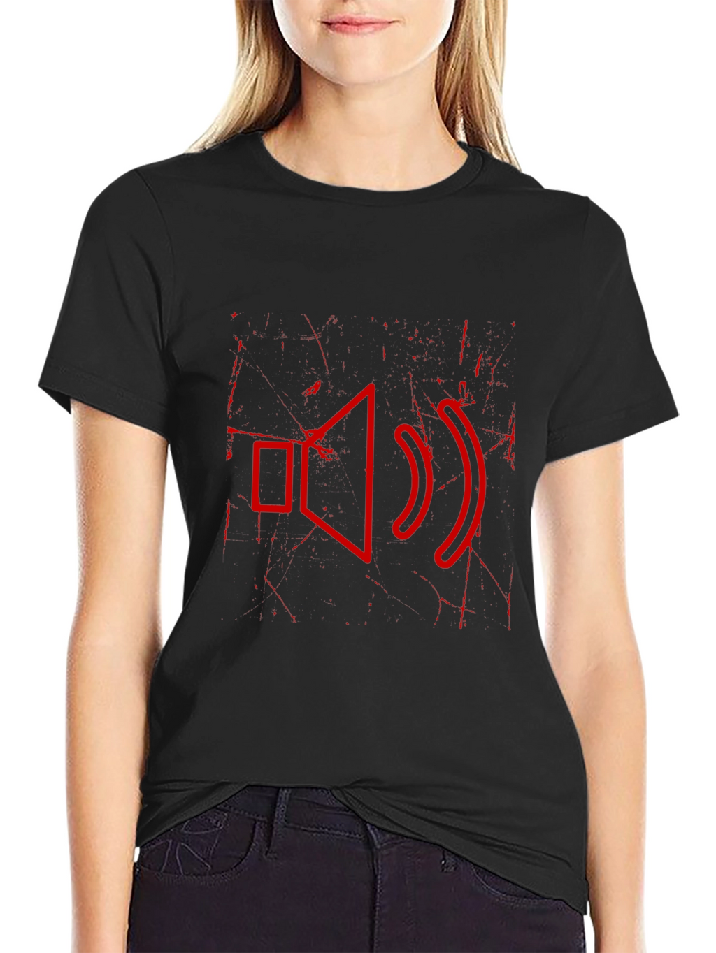 Sound Graphic Black T-Shirt