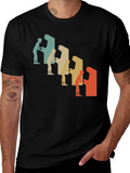 Retro Arcade Gamer Graphic Tee - Black