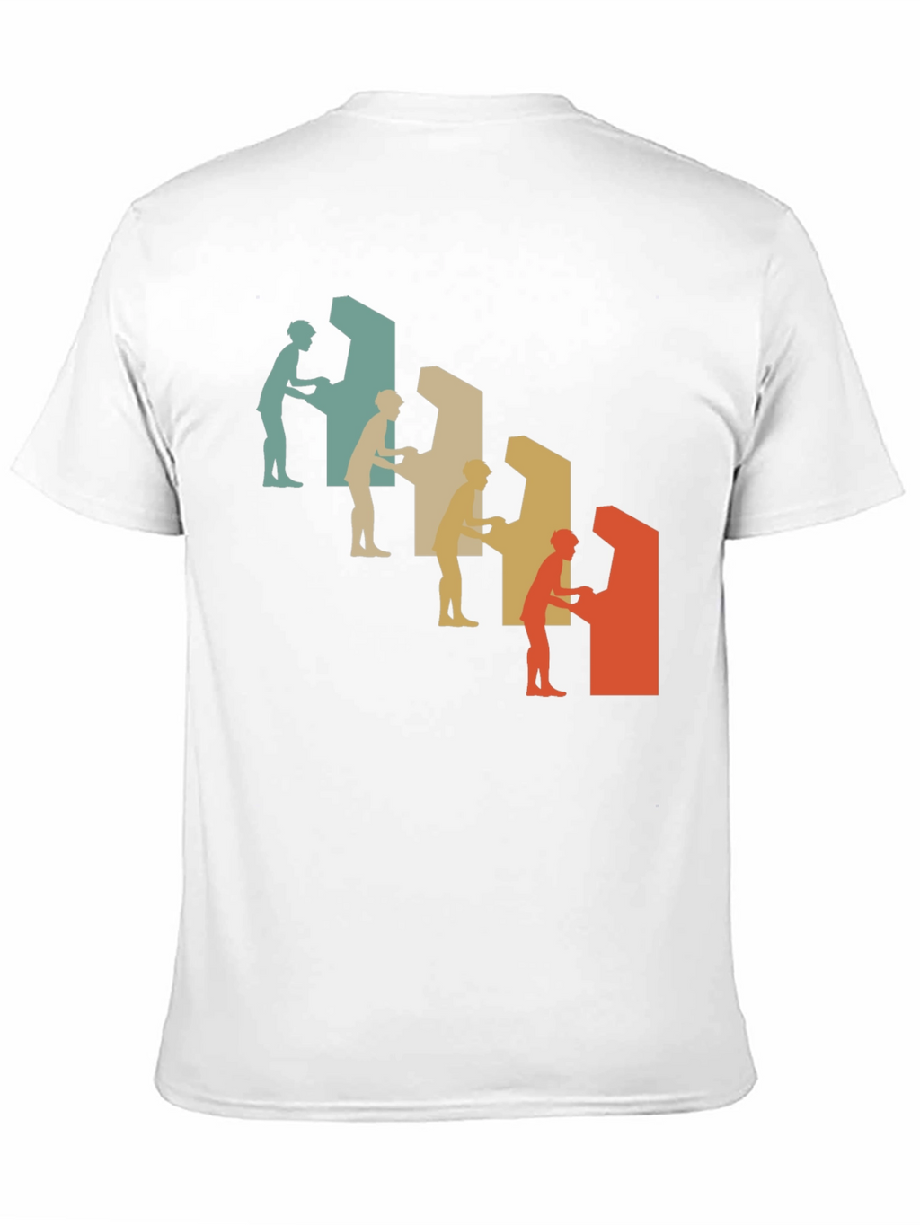 Retro Arcade Gamer Graphic Tee - Black