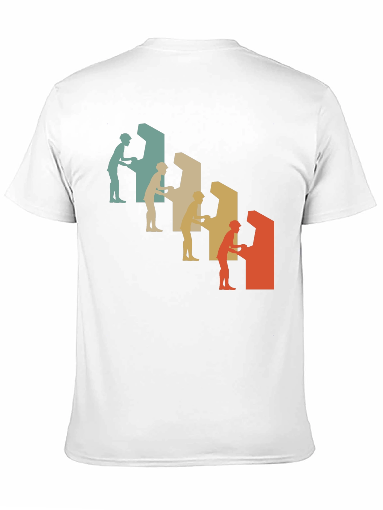 Retro Arcade Gamer Graphic Tee - Black
