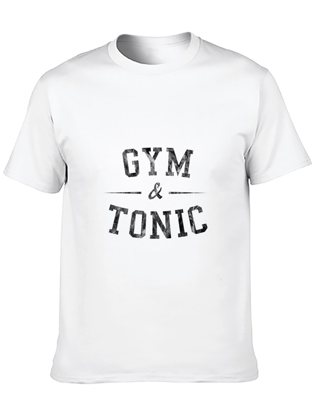 Gym & Tonic Black Graphic T-Shirt