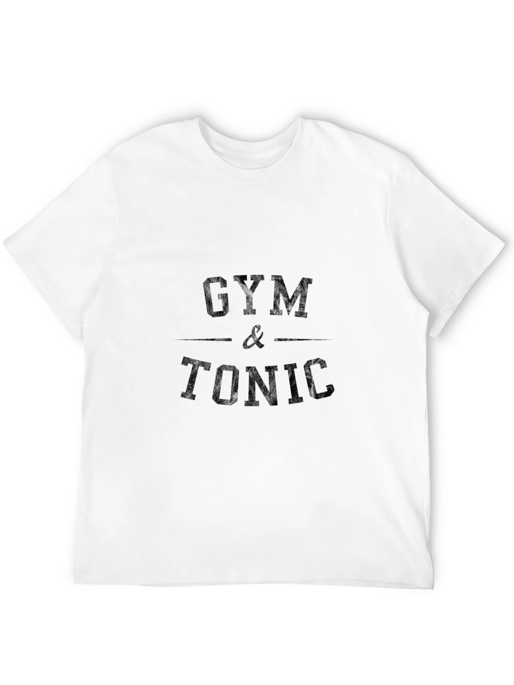 Gym & Tonic Black Graphic T-Shirt