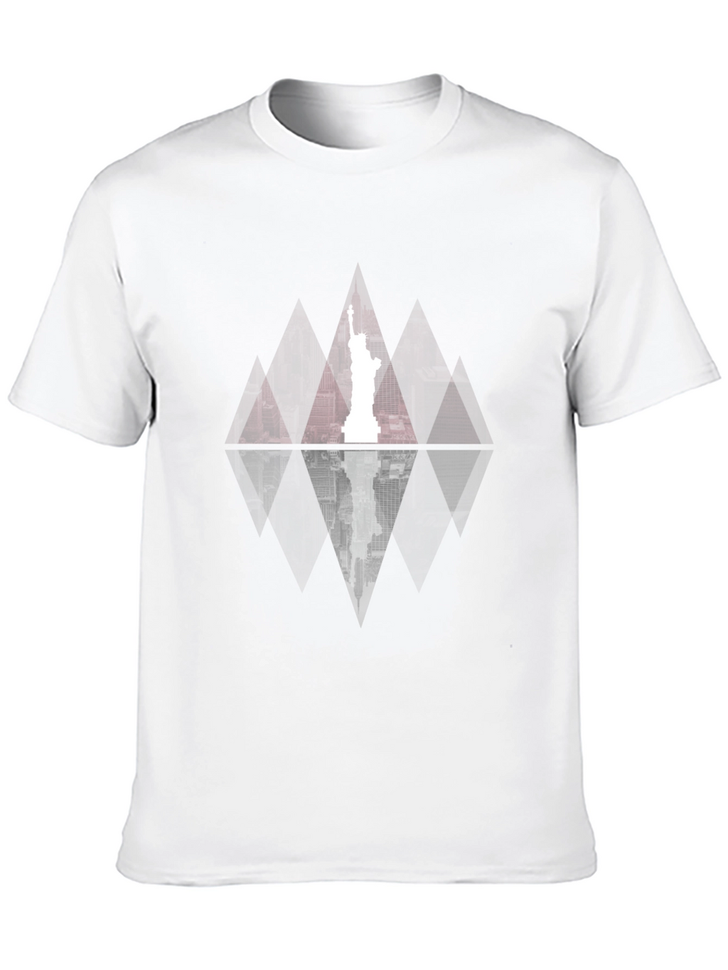 Statue of Liberty Geometric Graphic Tee