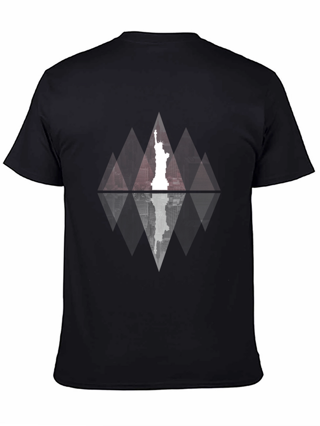 Statue of Liberty Geometric Graphic Tee