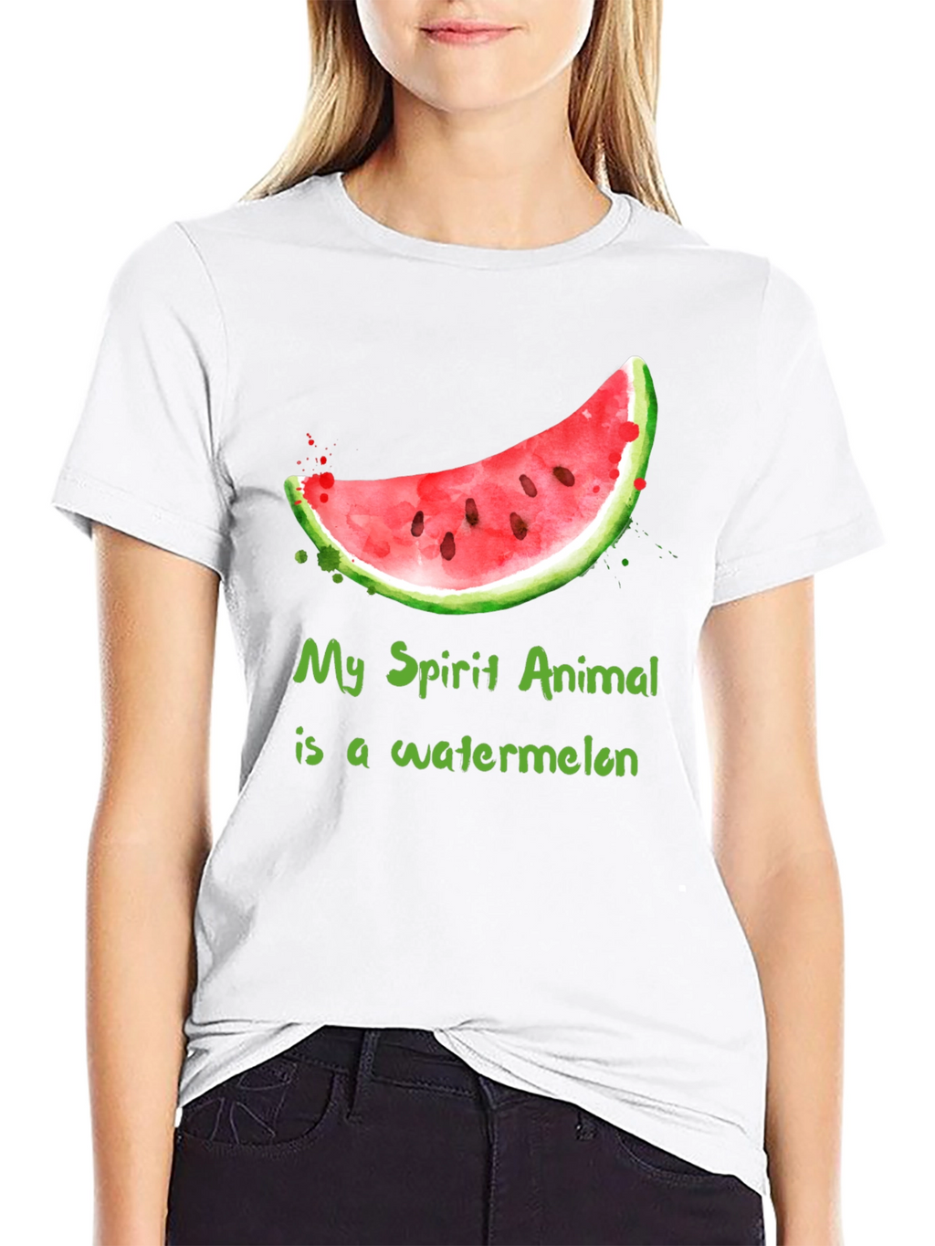 Watermelon Spirit Animal T-Shirt - Funny Fruit Tee