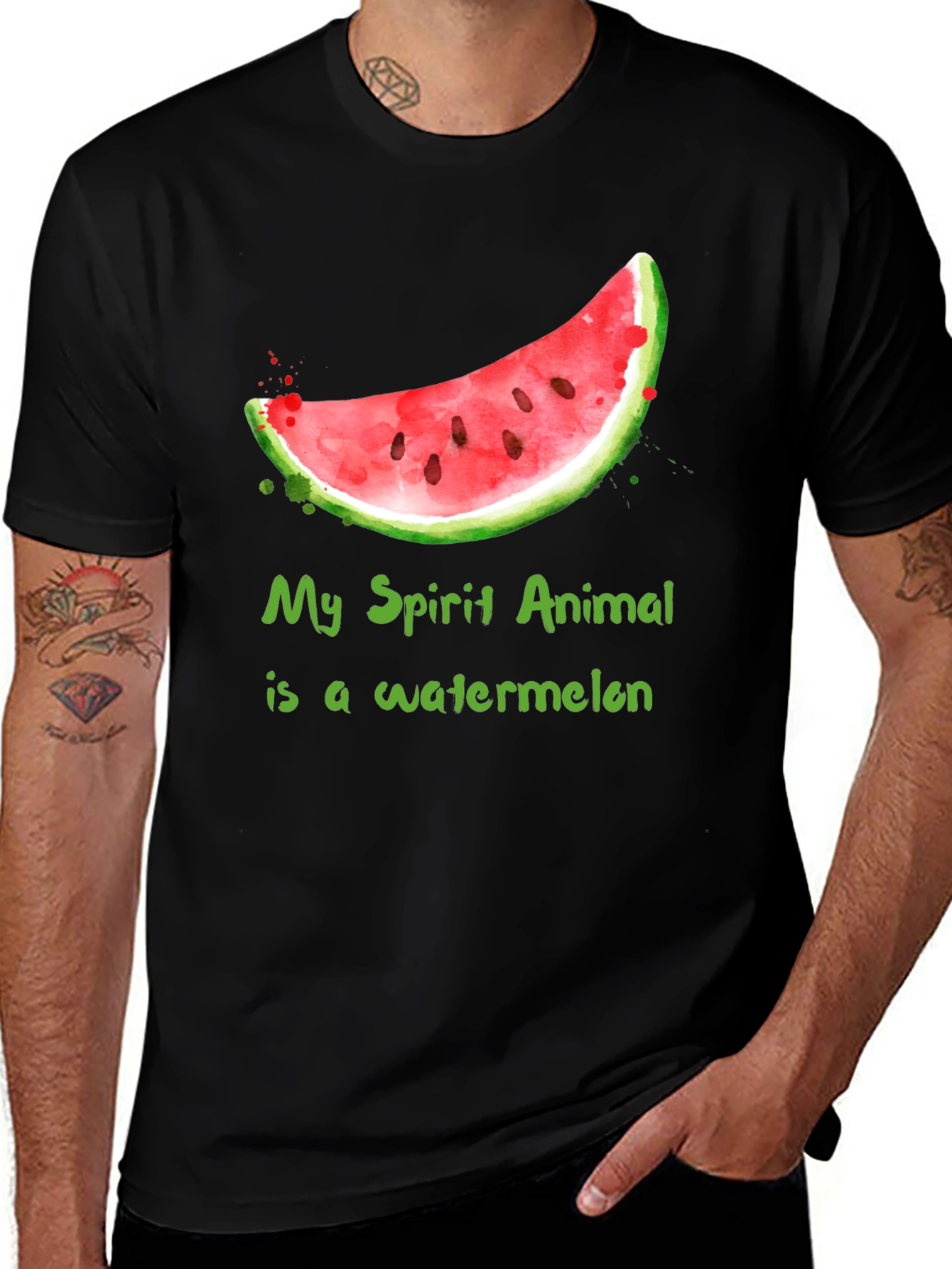 Watermelon Spirit Animal T-Shirt - Funny Fruit Tee