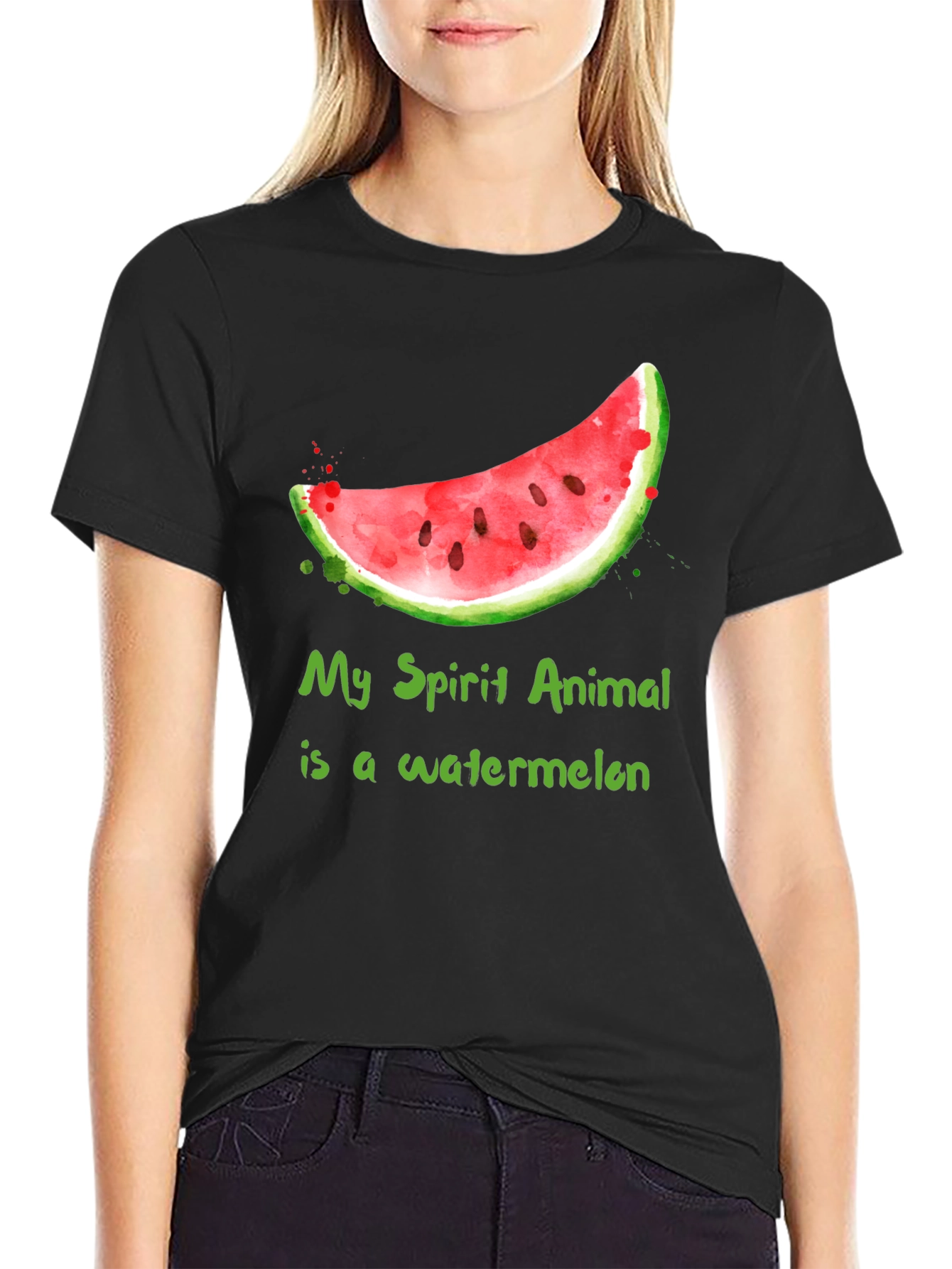 Watermelon Spirit Animal T-Shirt - Funny Fruit Tee