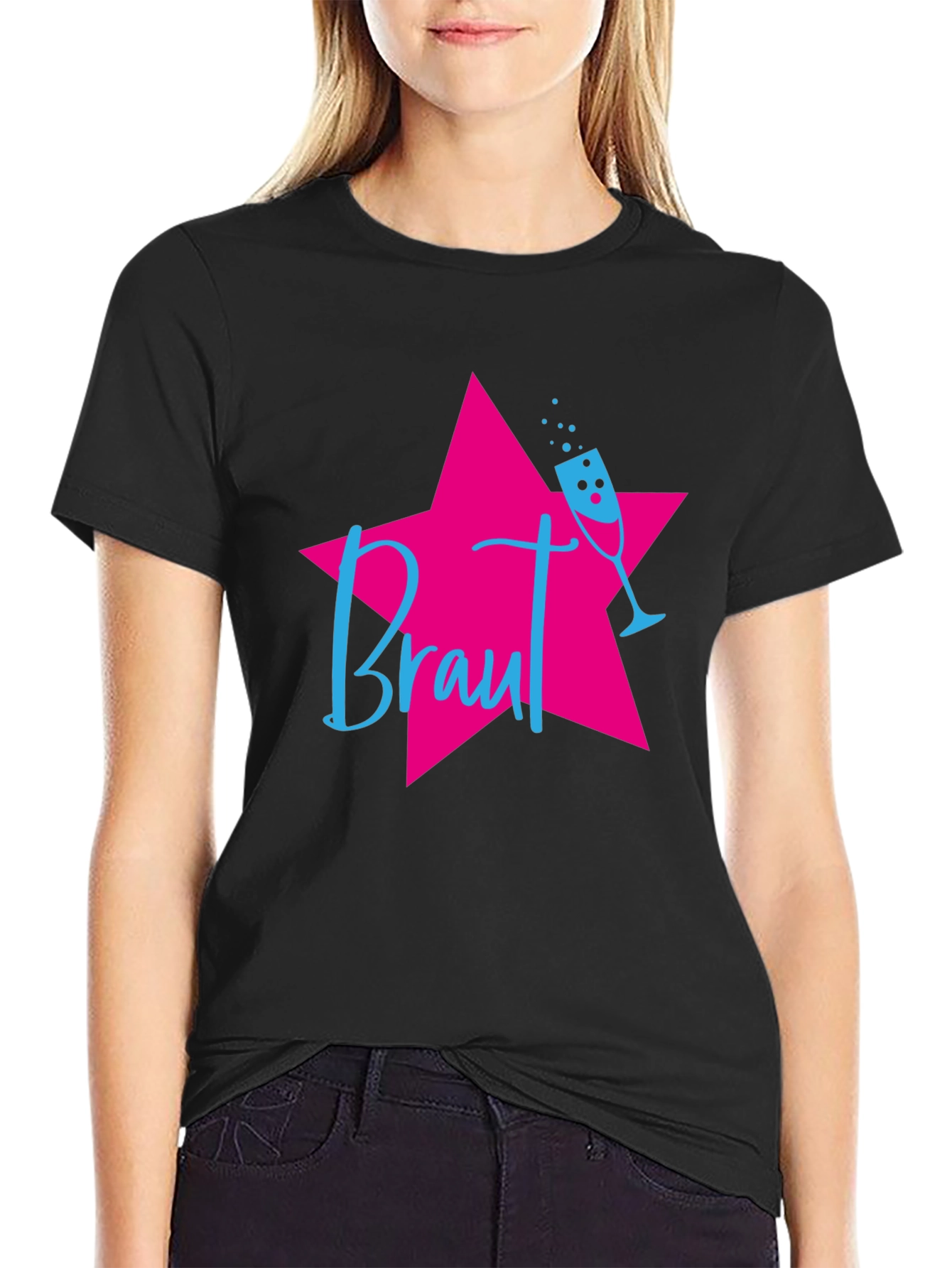 Bridesmaid Star T-Shirt - Wedding Party Apparel