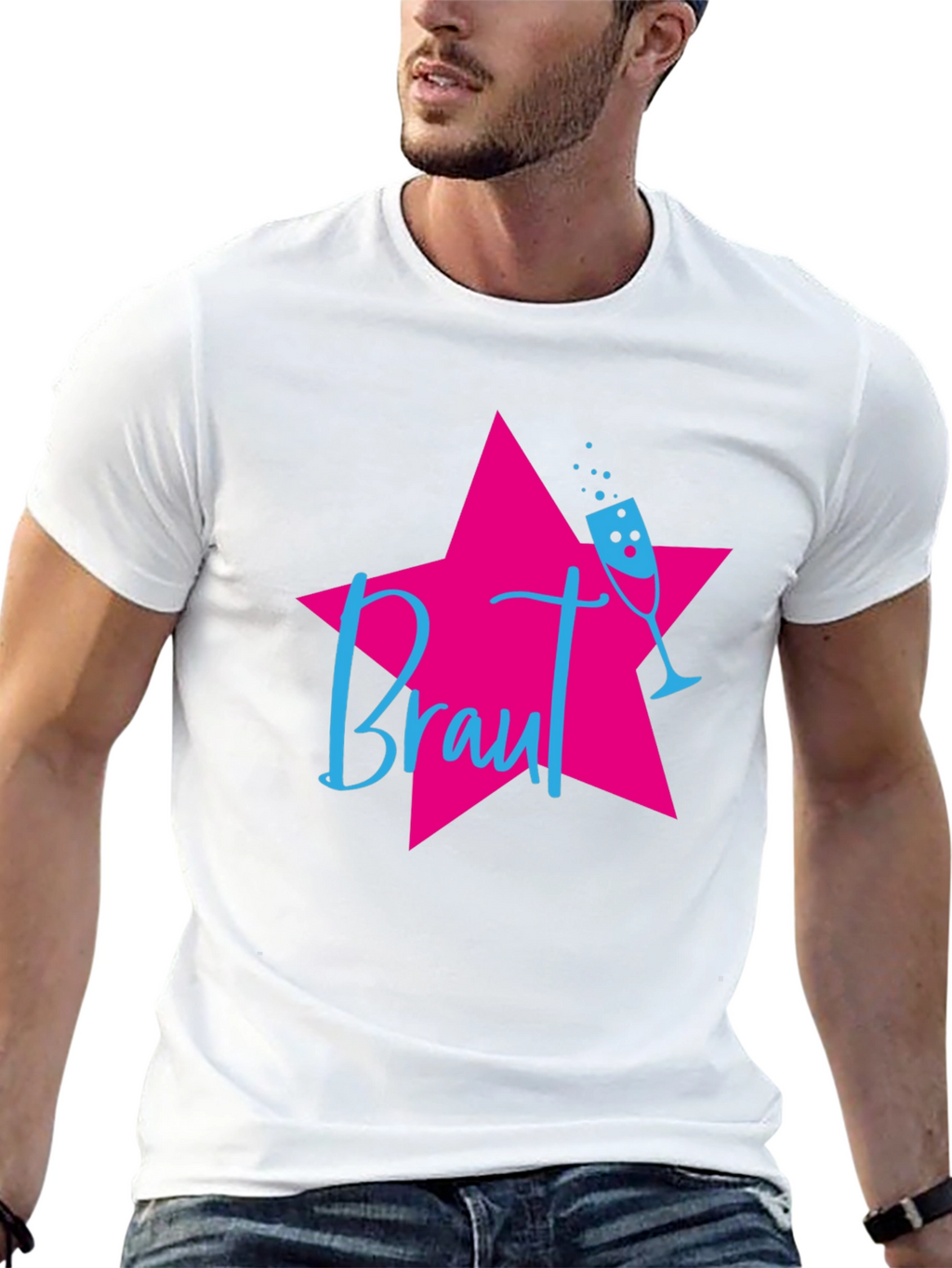 Bridesmaid Star T-Shirt - Wedding Party Apparel