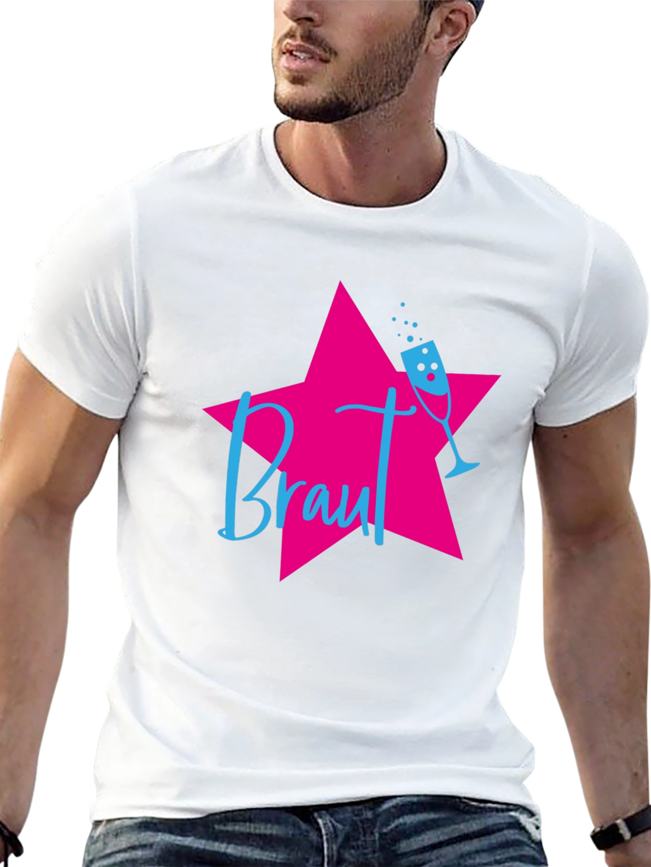 Bridesmaid Star T-Shirt - Wedding Party Apparel