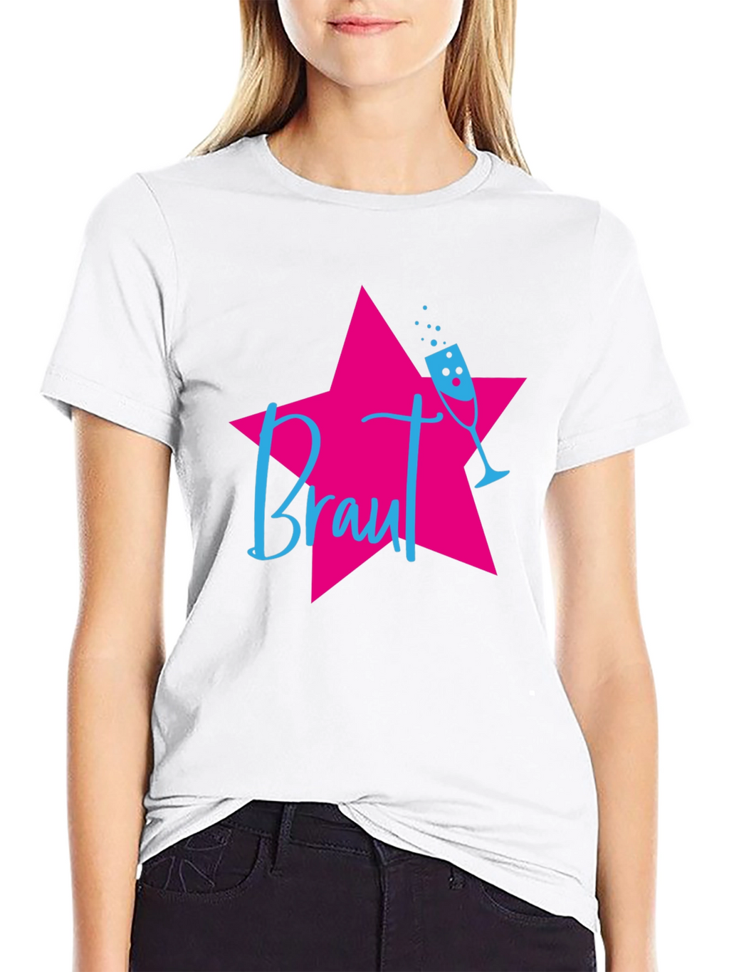Bridesmaid Star T-Shirt - Wedding Party Apparel