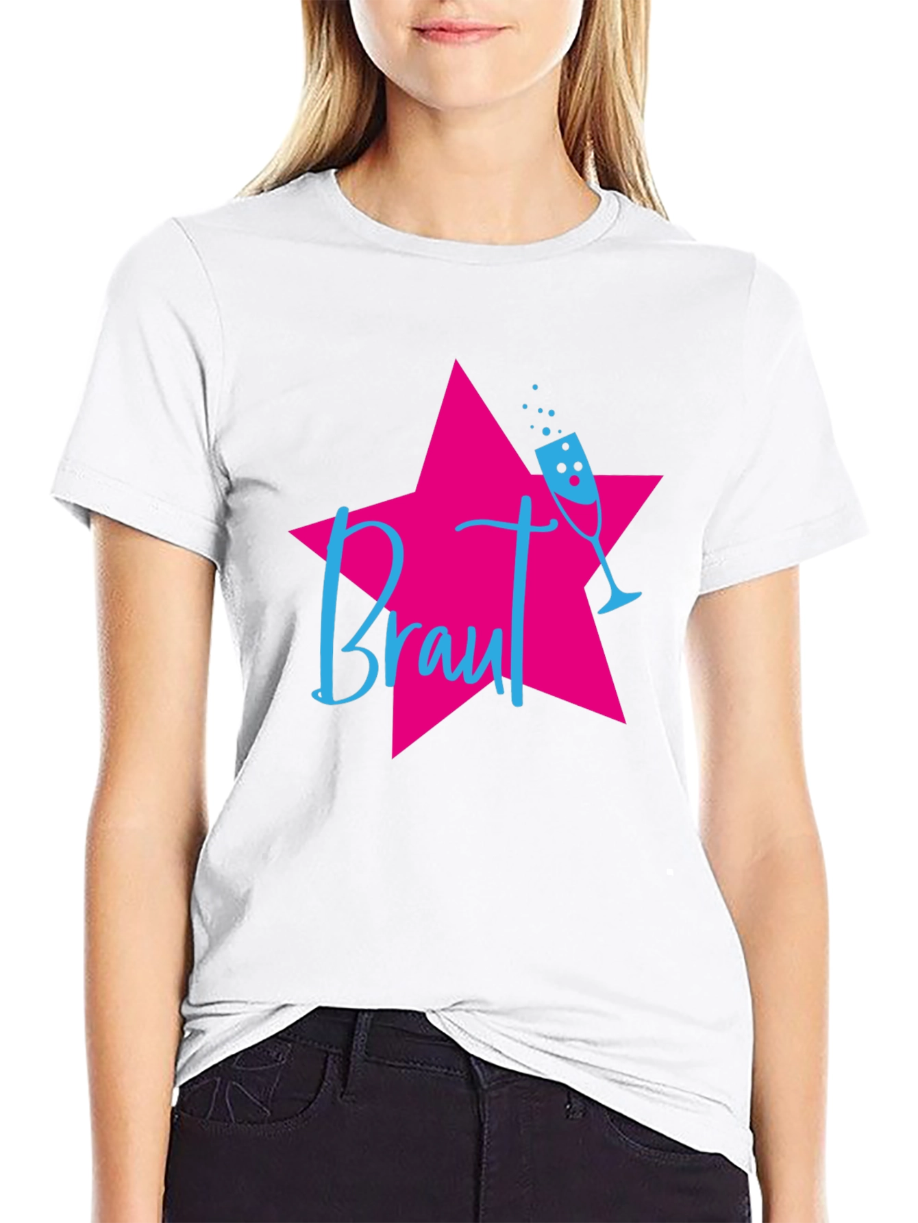 Bridesmaid Star T-Shirt - Wedding Party Apparel