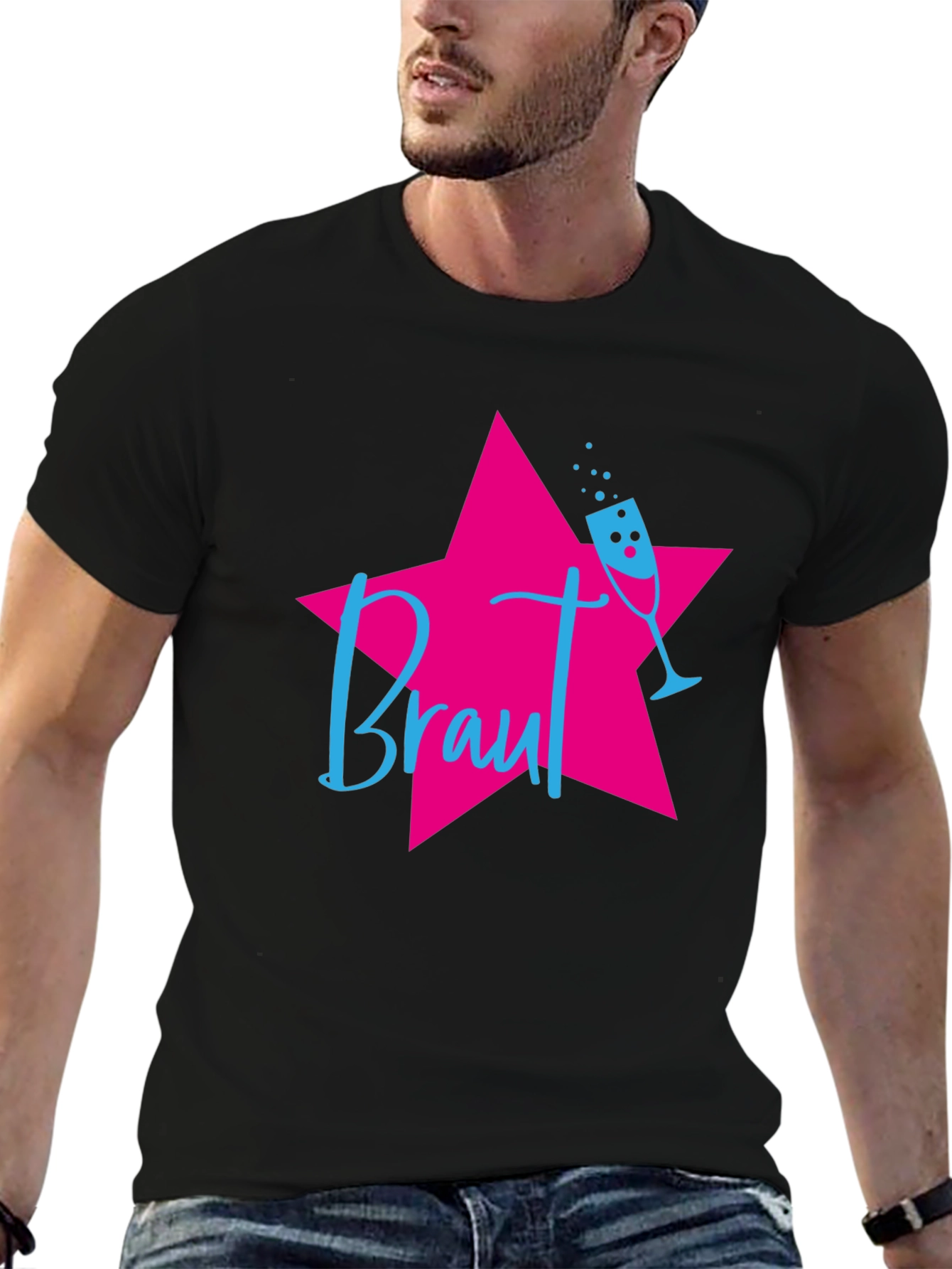 Bridesmaid Star T-Shirt - Wedding Party Apparel