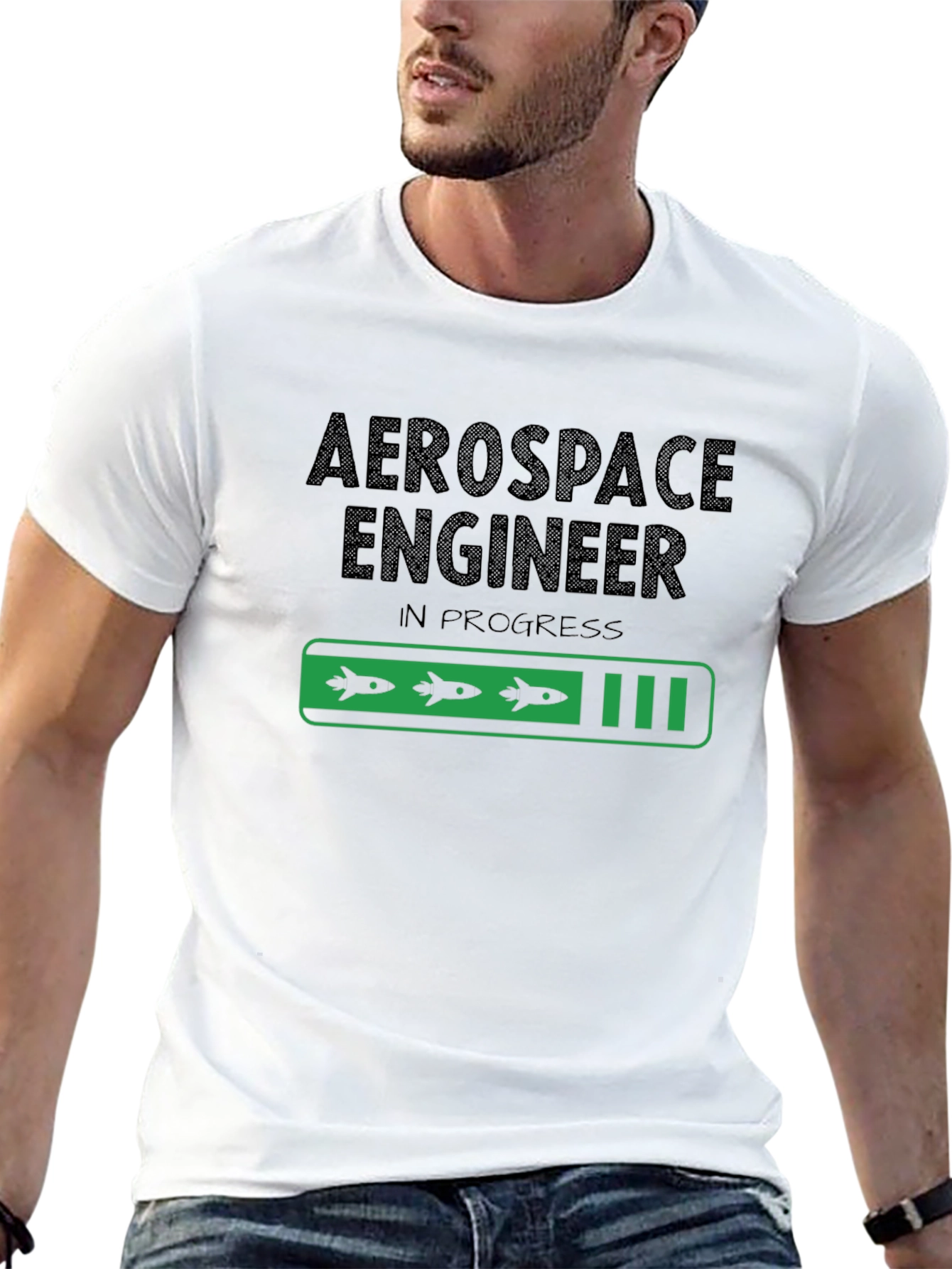 Aerospace Engineer In Progress T-Shirt - Novelty Gift