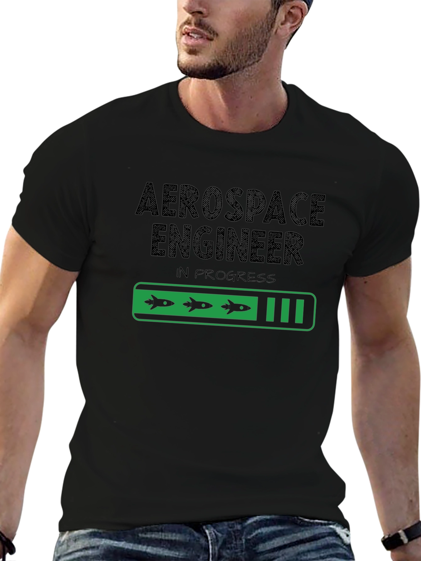 Aerospace Engineer In Progress T-Shirt - Novelty Gift