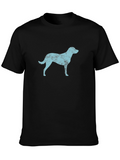 Dog Graphic Tee - Mens Black T-Shirt