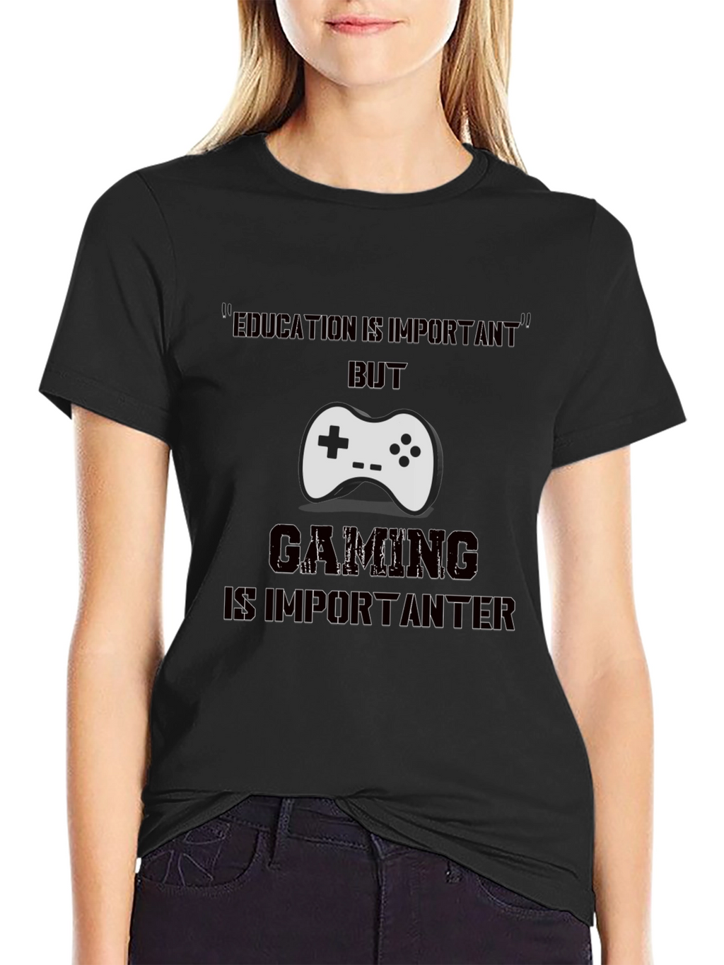 Gamer T-Shirt - Gaming is Importanter