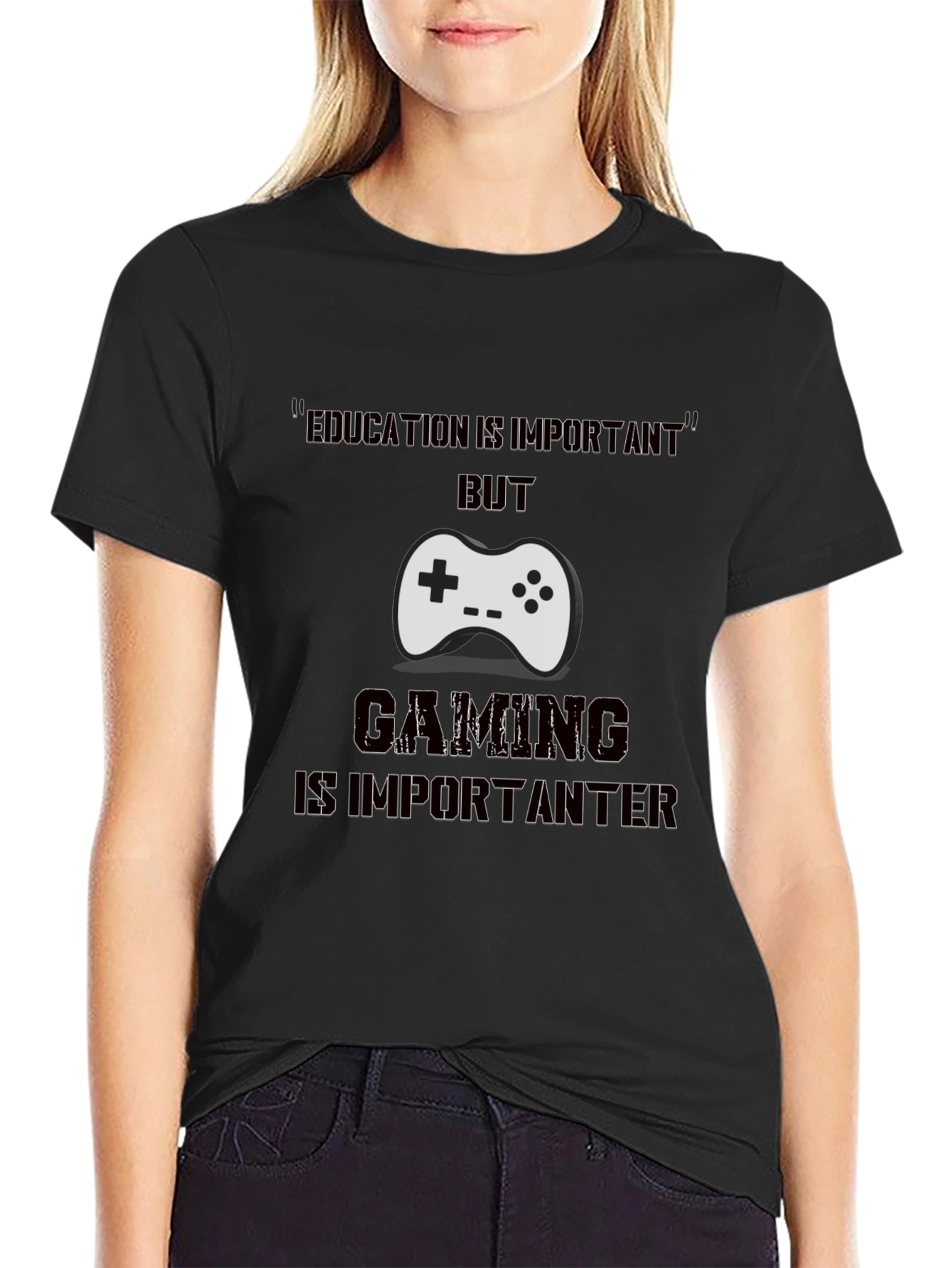 Gamer T-Shirt - Gaming is Importanter