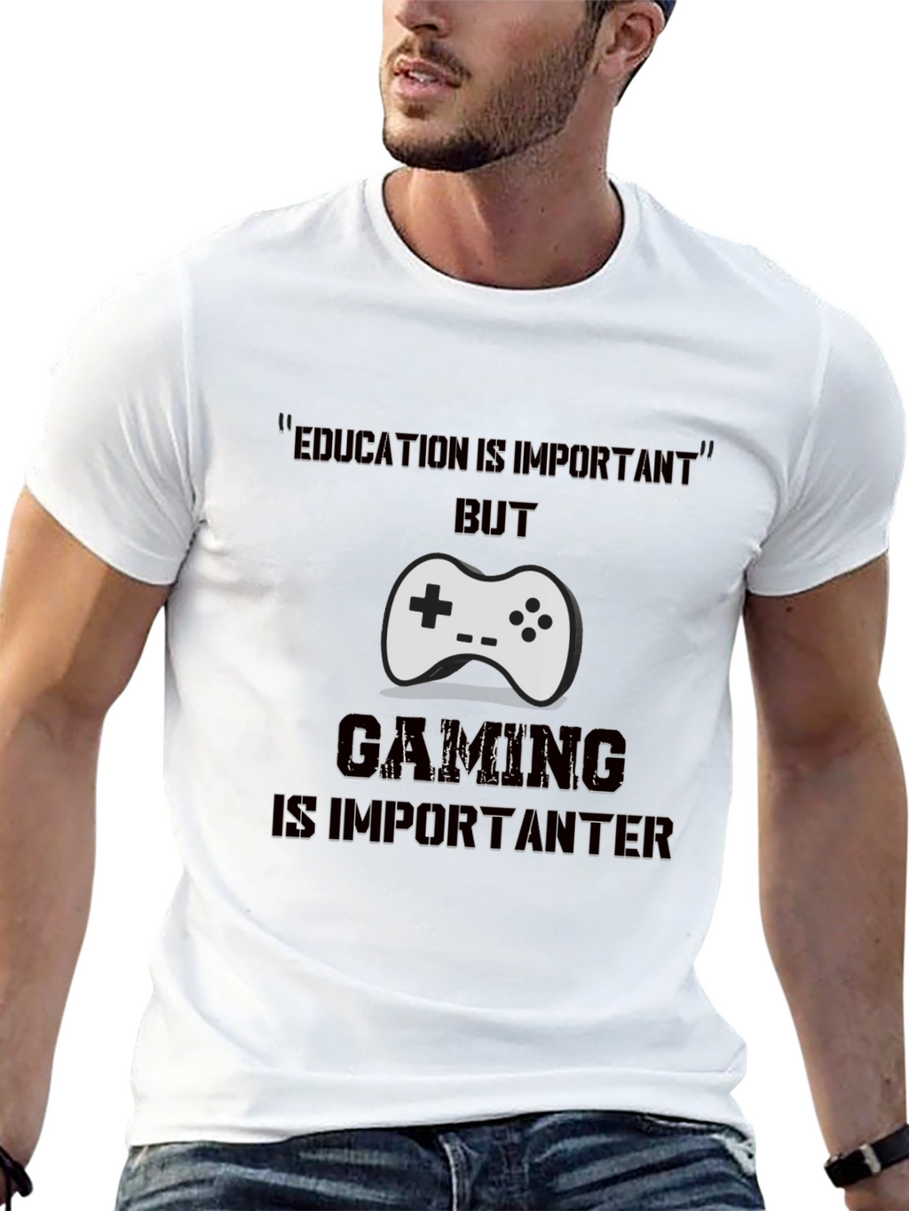 Gamer T-Shirt - Gaming is Importanter