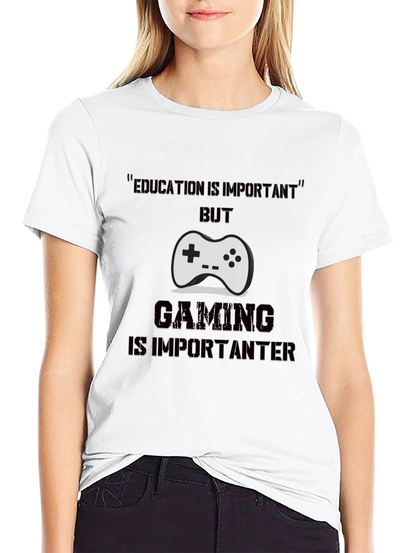 Gamer T-Shirt - Gaming is Importanter