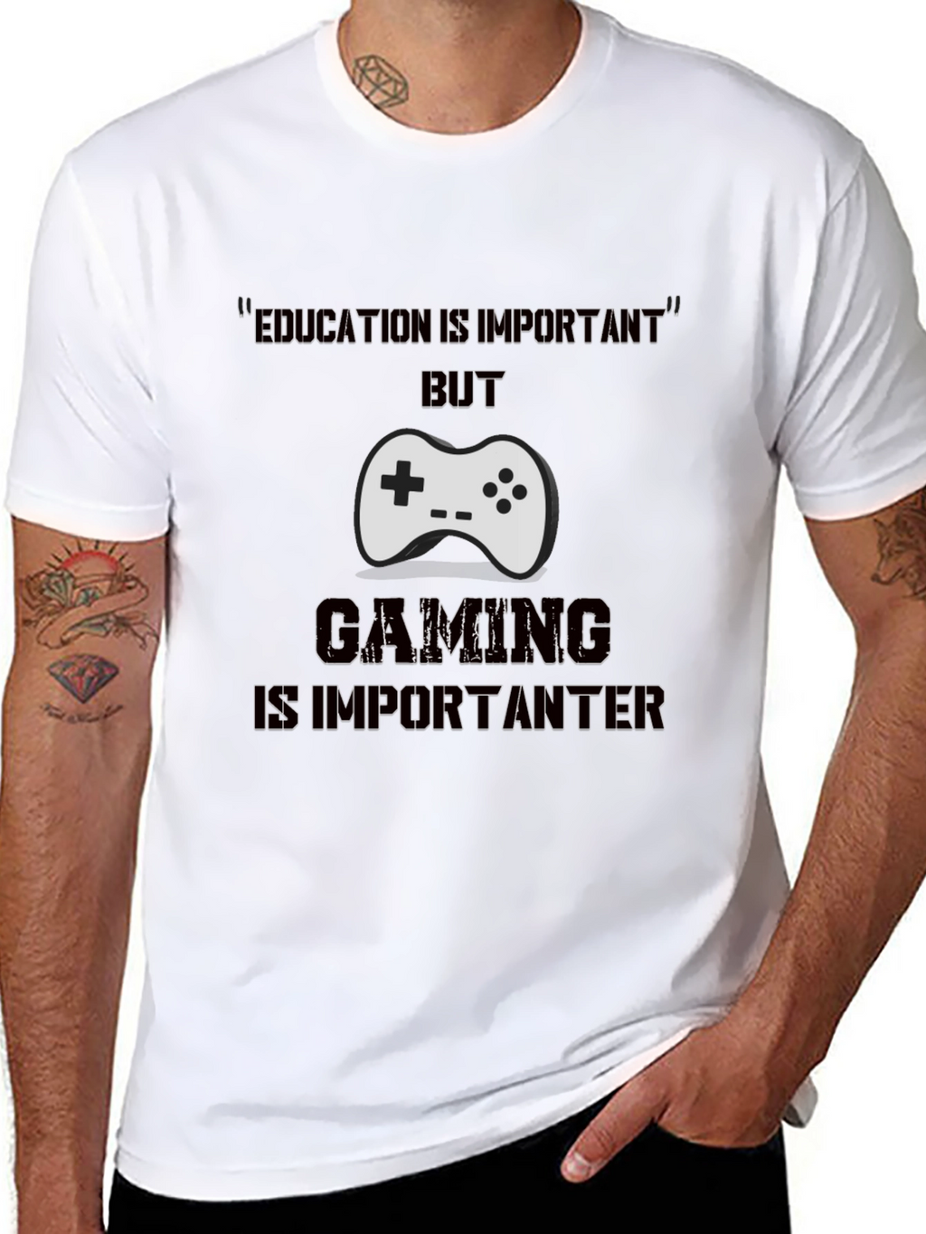 Gamer T-Shirt - Gaming is Importanter