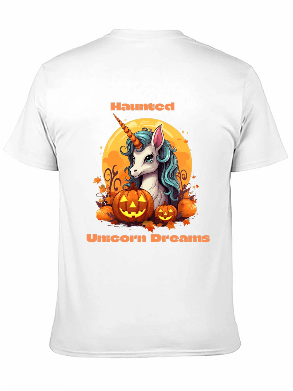 Haunted Unicorn Dreams Halloween T-Shirt