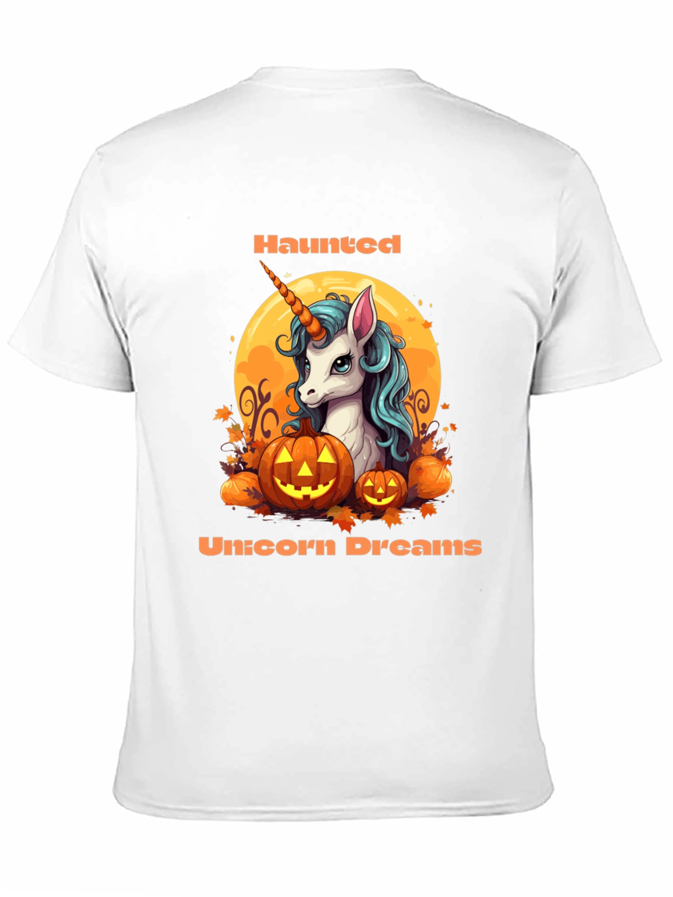 Haunted Unicorn Dreams Halloween T-Shirt