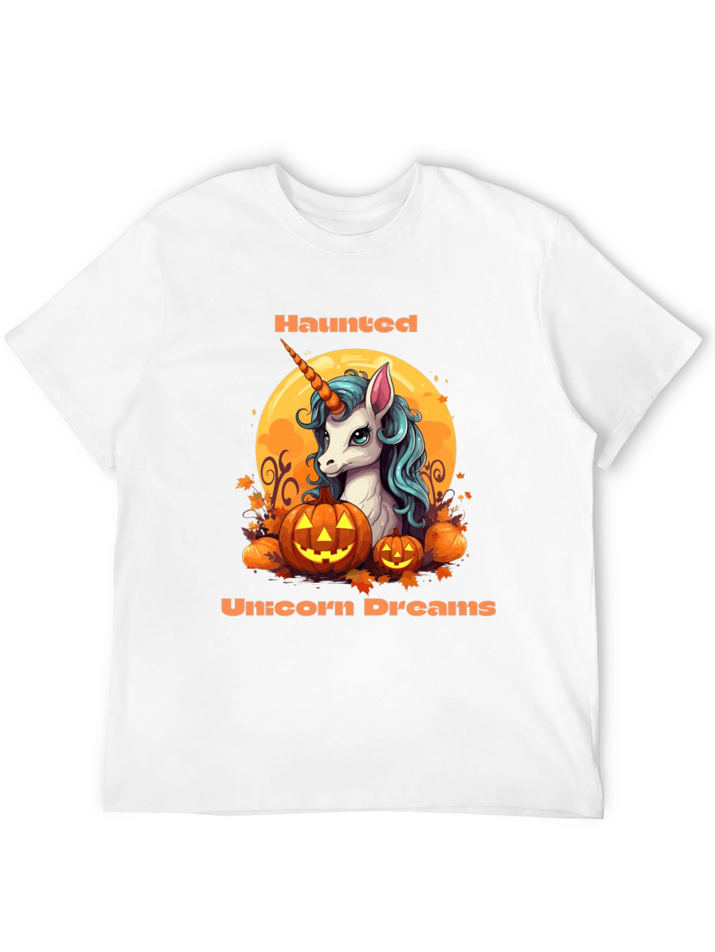 Haunted Unicorn Dreams Halloween T-Shirt