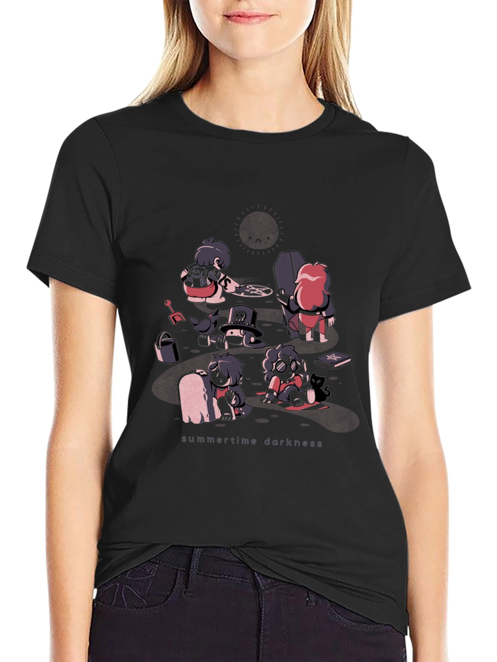 Summertime Darkness Graphic T-Shirt