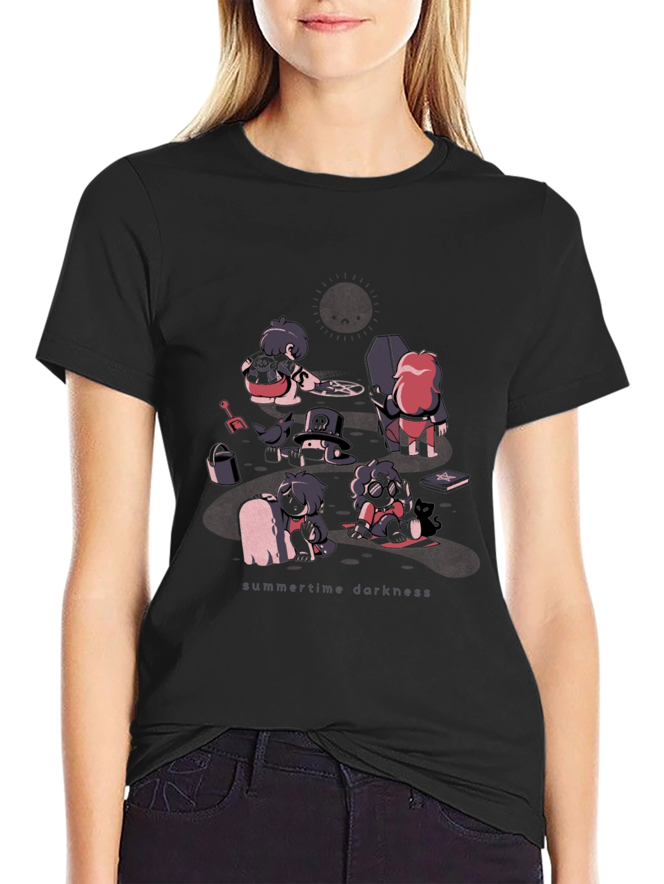 Summertime Darkness Graphic T-Shirt