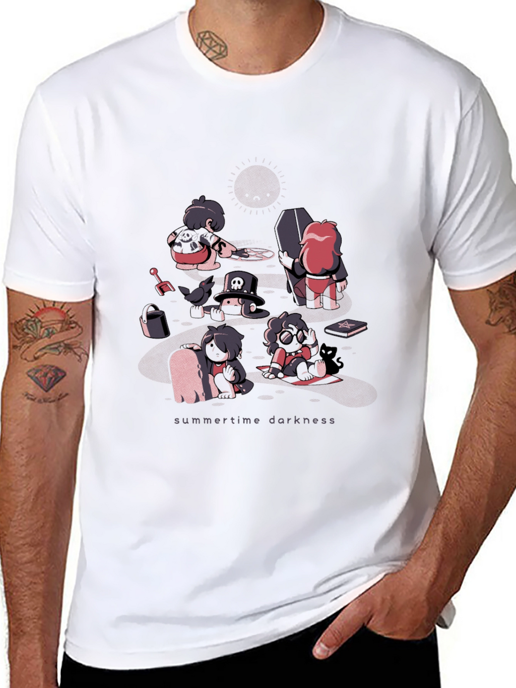 Summertime Darkness Graphic T-Shirt