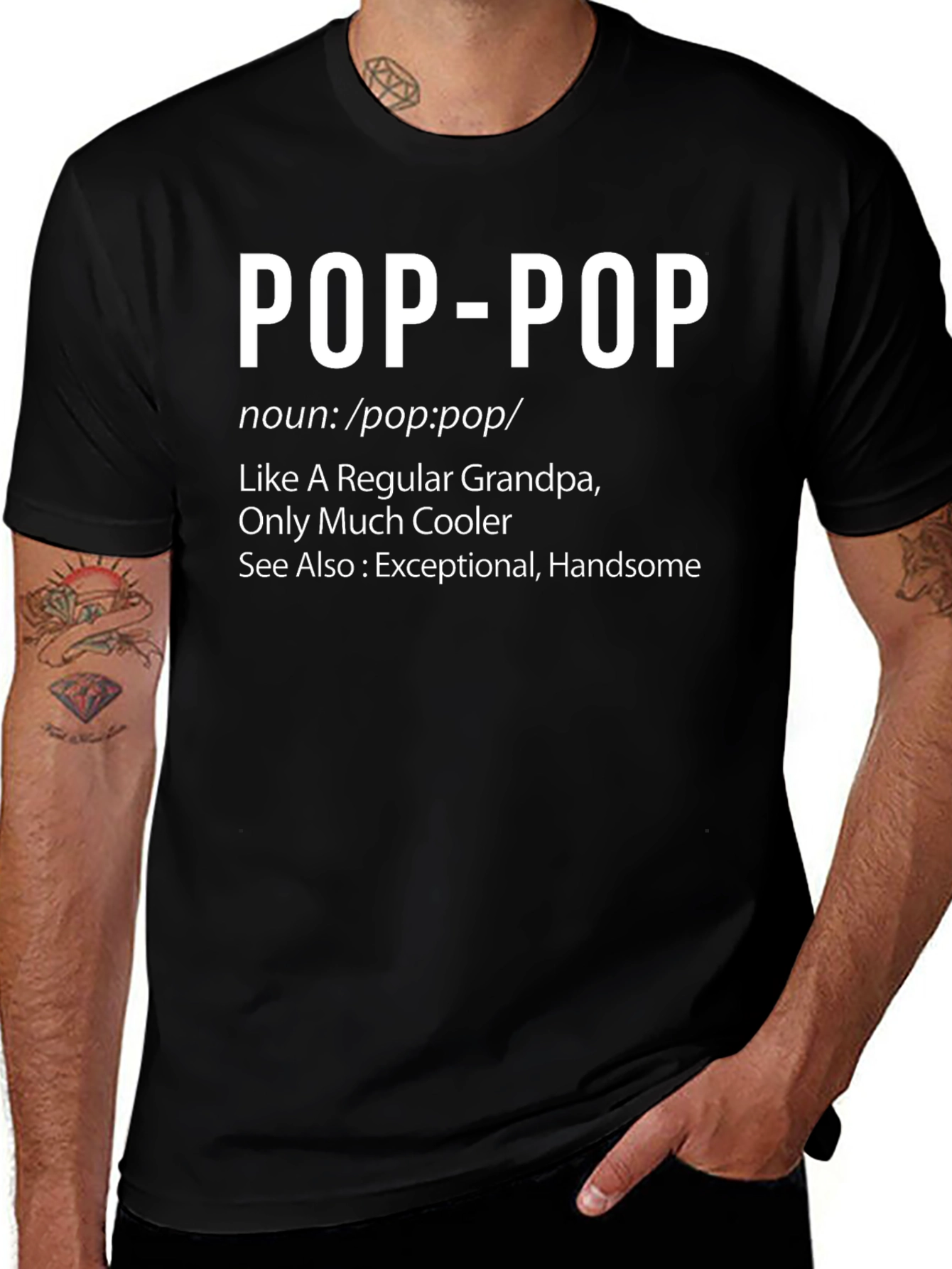 Pop-Pop Definition T-Shirt - Cool Grandpa Tee