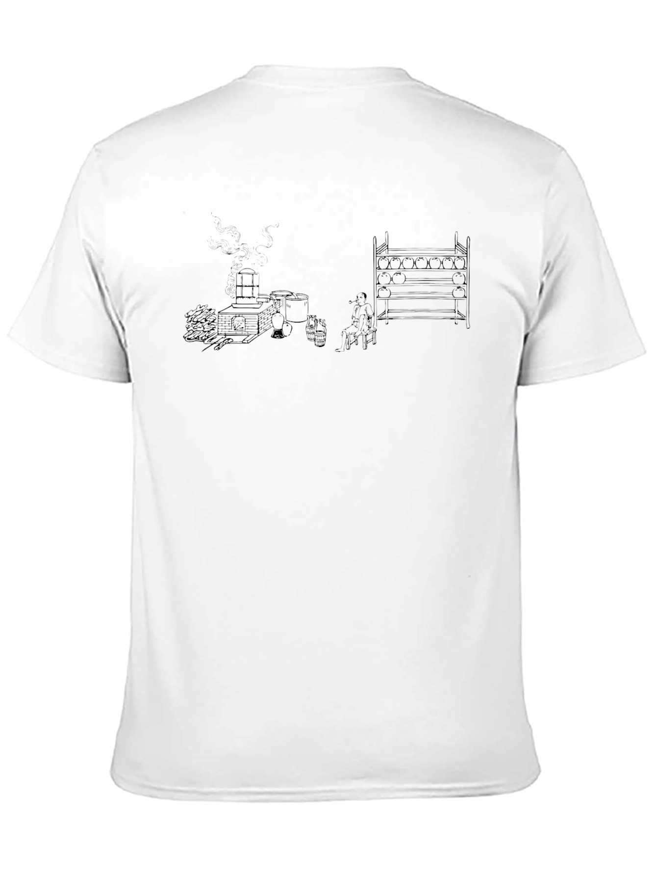 Black Graphic Tee - Home Brew Design