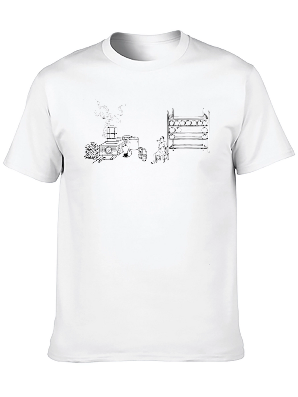 Black Graphic Tee - Home Brew Design